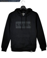 SAEBIS® All Black Damen Hoodie schwarz