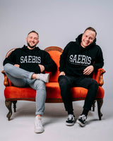 Lifestyle Herren Hoodie schwarz by SAEBIS®
