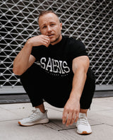 Lifestyle Herren T-Shirt schwarz by SAEBIS®