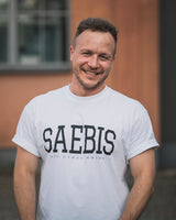Lifestyle Herren T-Shirt weiß by SAEBIS®