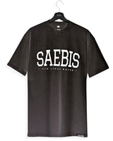 Lifestyle Herren T-Shirt washed schwarz by SAEBIS®