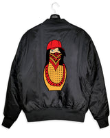 Matryoshka Herren Bomberjacke gefüttert, mit Reißverschluss schwarz by SAEBIS®