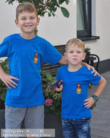Matryoshka Kinder T-Shirt blau by SAEBIS®