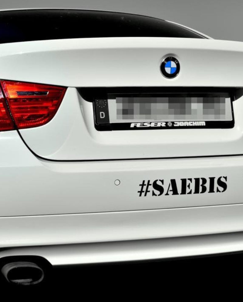SAEBIS® Classic Auto Folie weiß oder schwarz