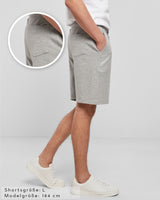 Lifestyle Herren Stoff Shorts grau by SAEBIS®