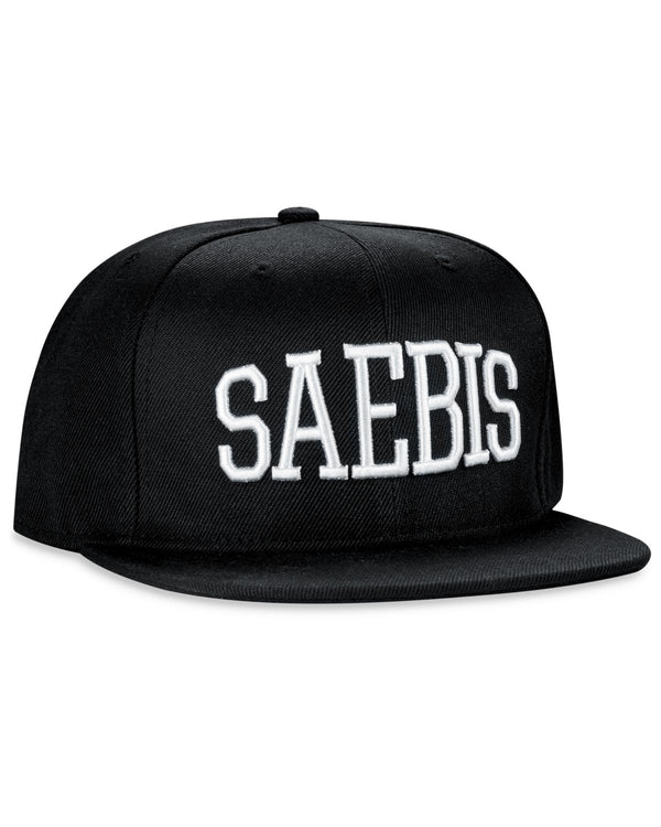 SAEBIS® Snapback schwarz für Herren & Damen
