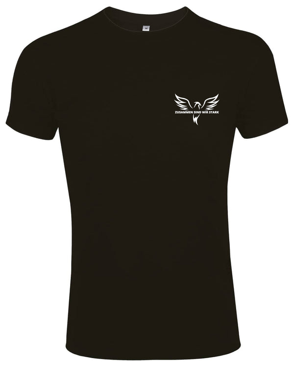 Sokol Herren Slim Fit T-Shirt schwarz No.3 - zusammen sind wir stark - by SAEBIS®