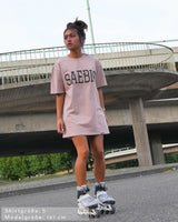 Lifestyle Damen T-Shirt Kleid rose by SAEBIS®