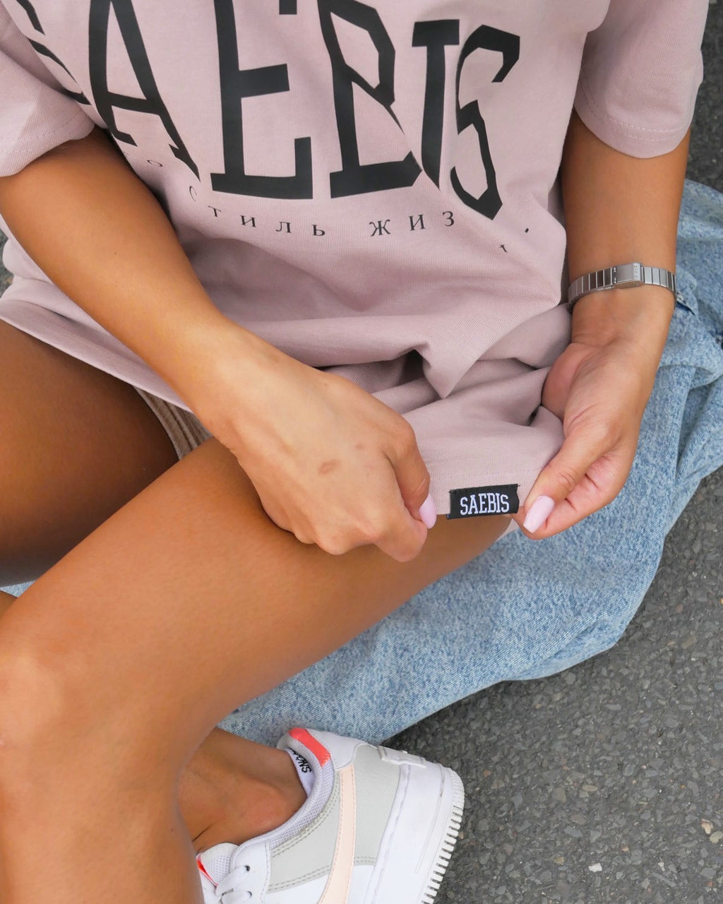 Lifestyle Damen T-Shirt Kleid rose by SAEBIS®