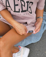 Lifestyle Damen T-Shirt Kleid rose by SAEBIS®