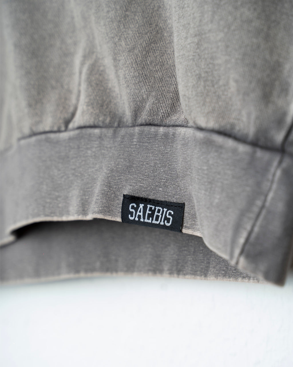 Lifestyle Damen Oversized Hoodie washed grau by SAEBIS®