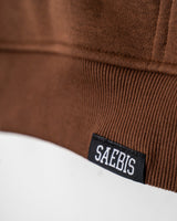 Lifestyle Herren Zip Hoodie mit Reißverschluss Bären-braun by SAEBIS®
